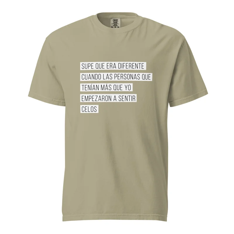 Camiseta supe que era diferente