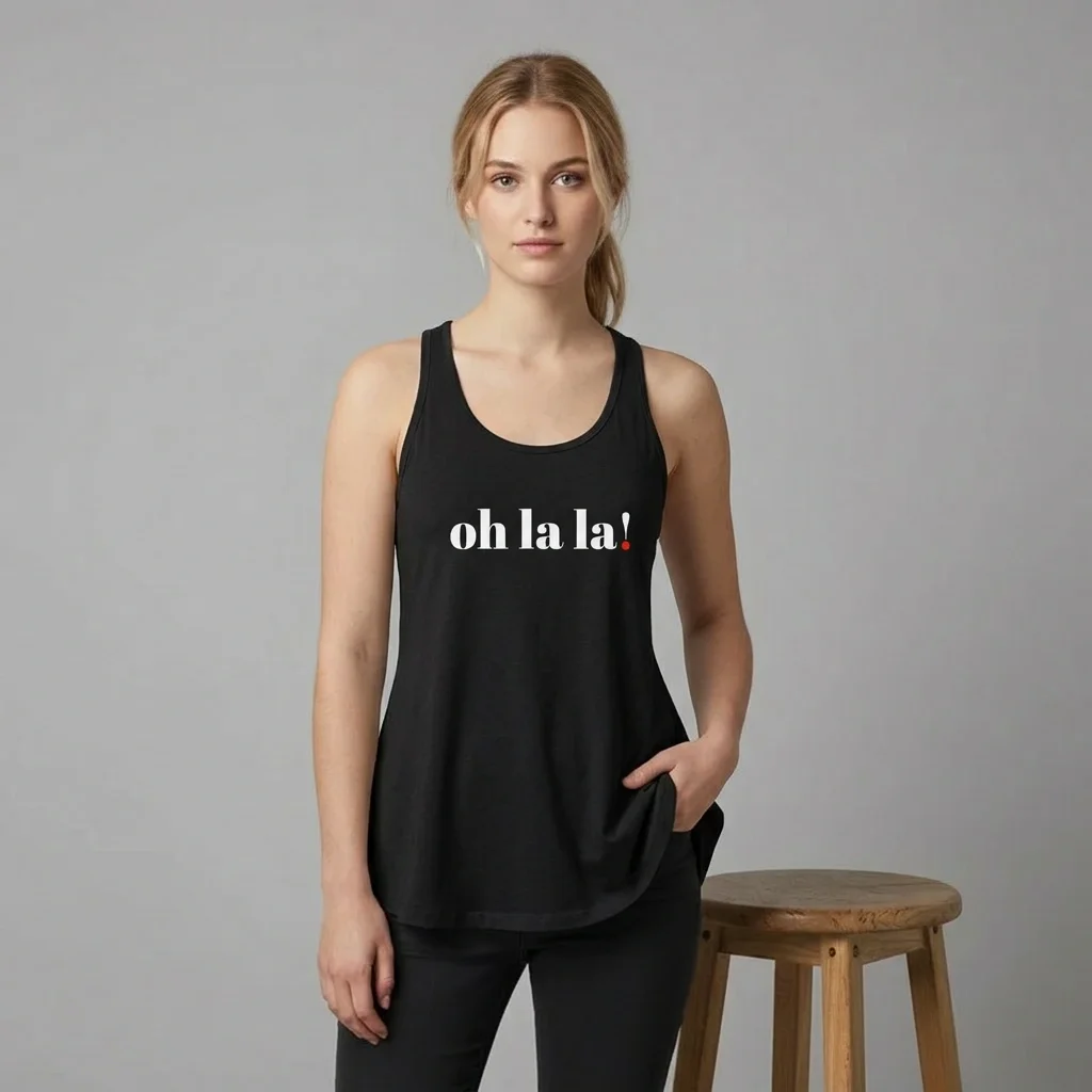 Camiseta de tirantes Oh la la!