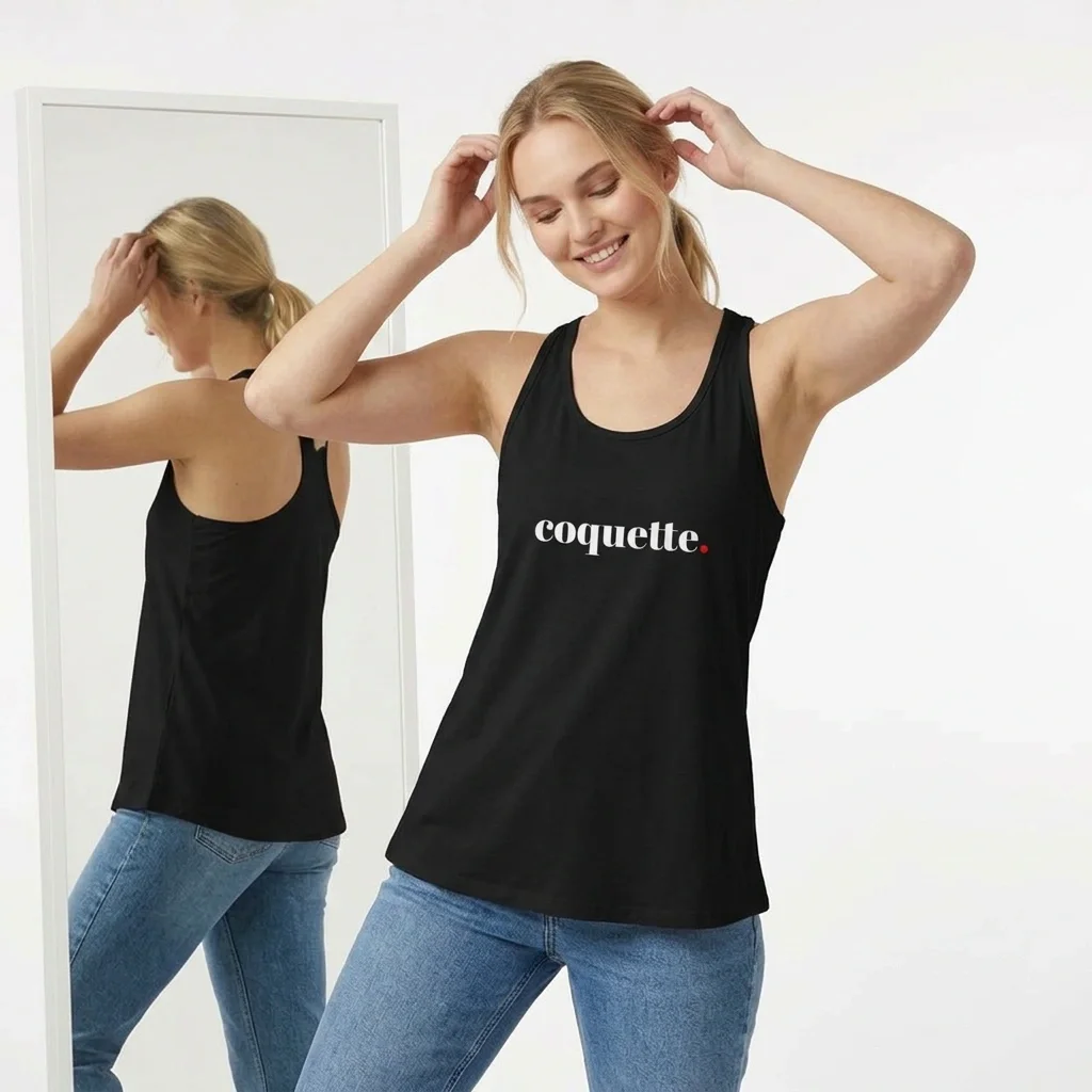 Camiseta de tirantes coquette