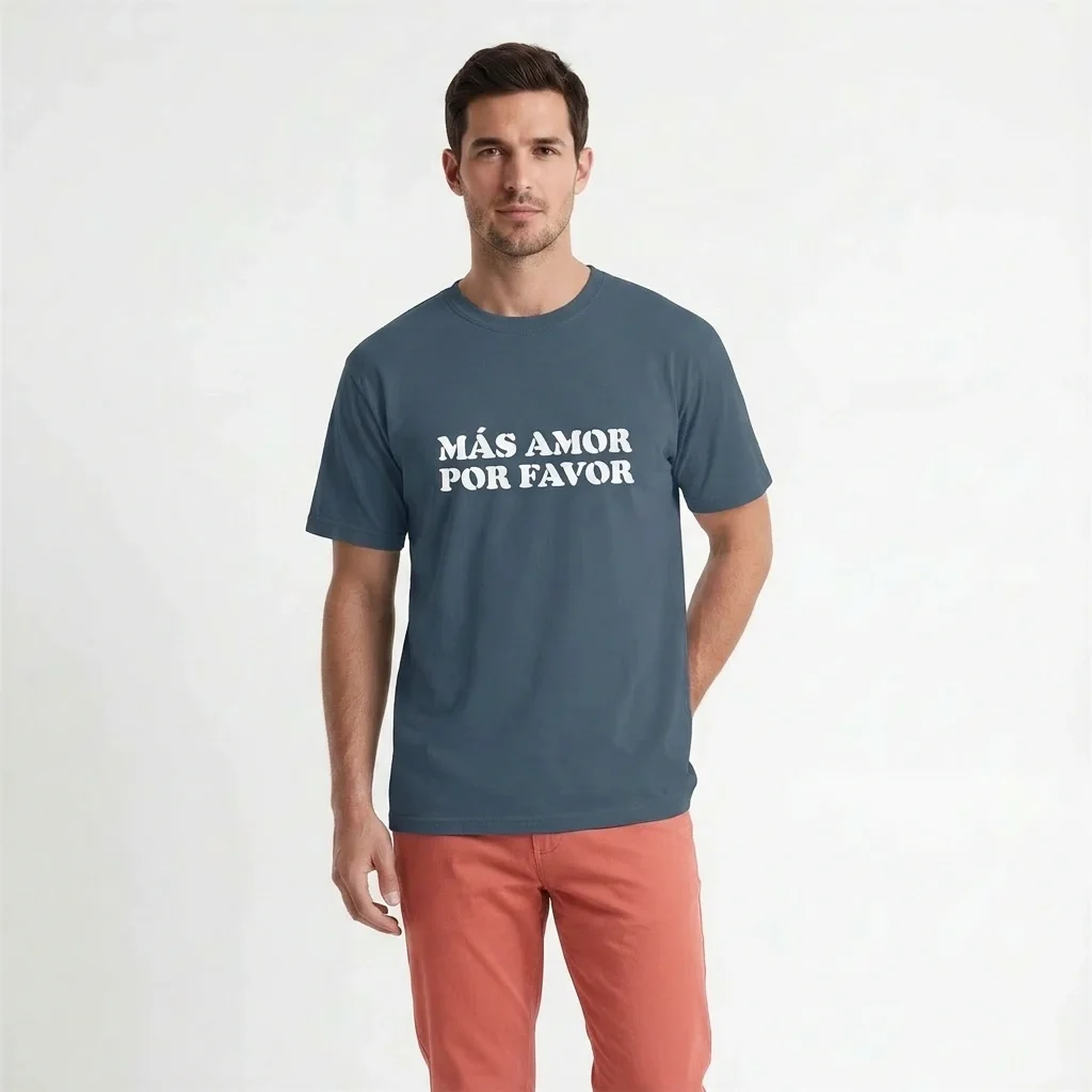 Camiseta más amor por favor