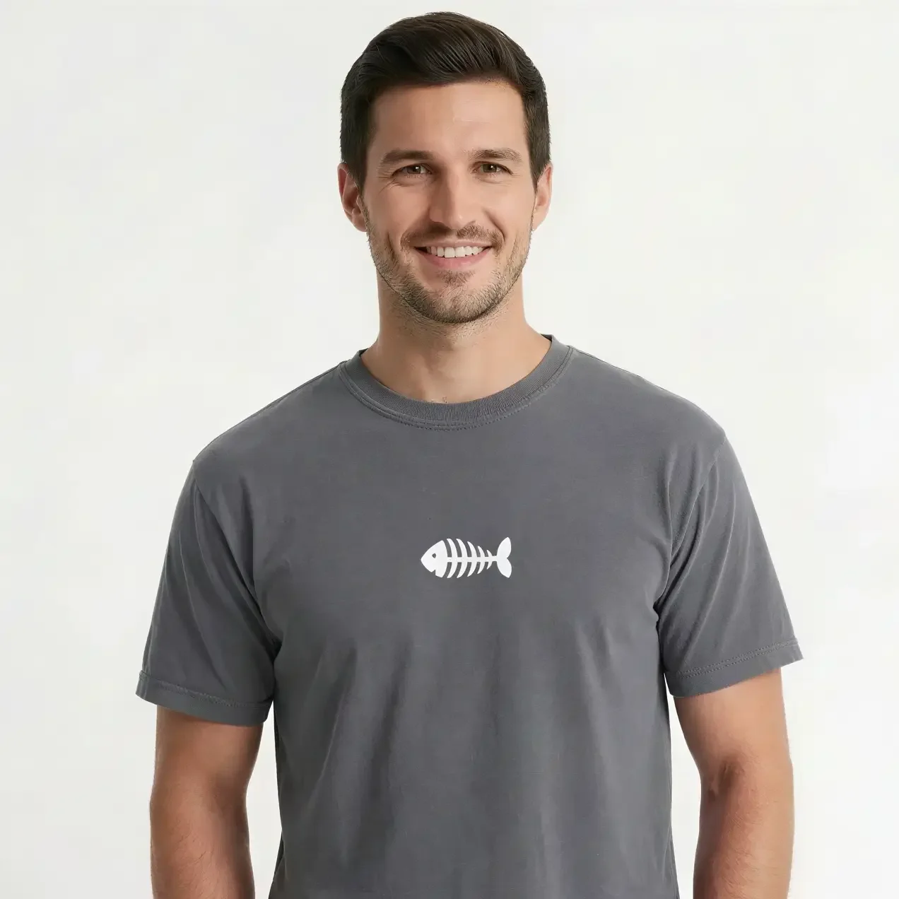 Camiseta raspa de pez