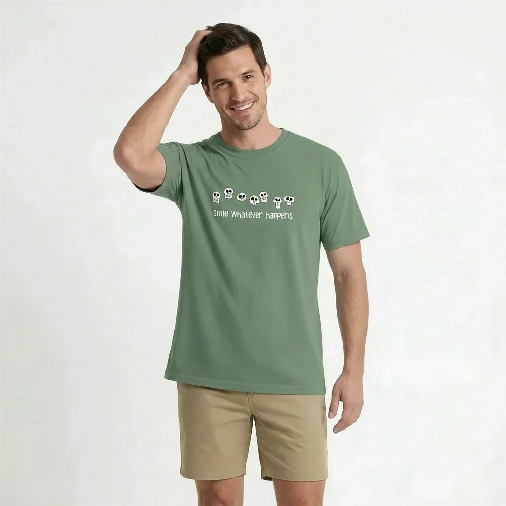 Camiseta smile whatever happens