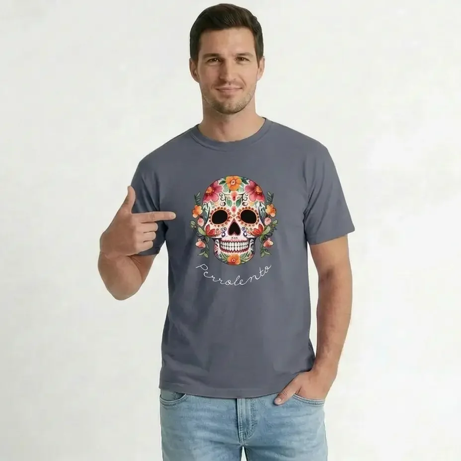 Camiseta calavera MX