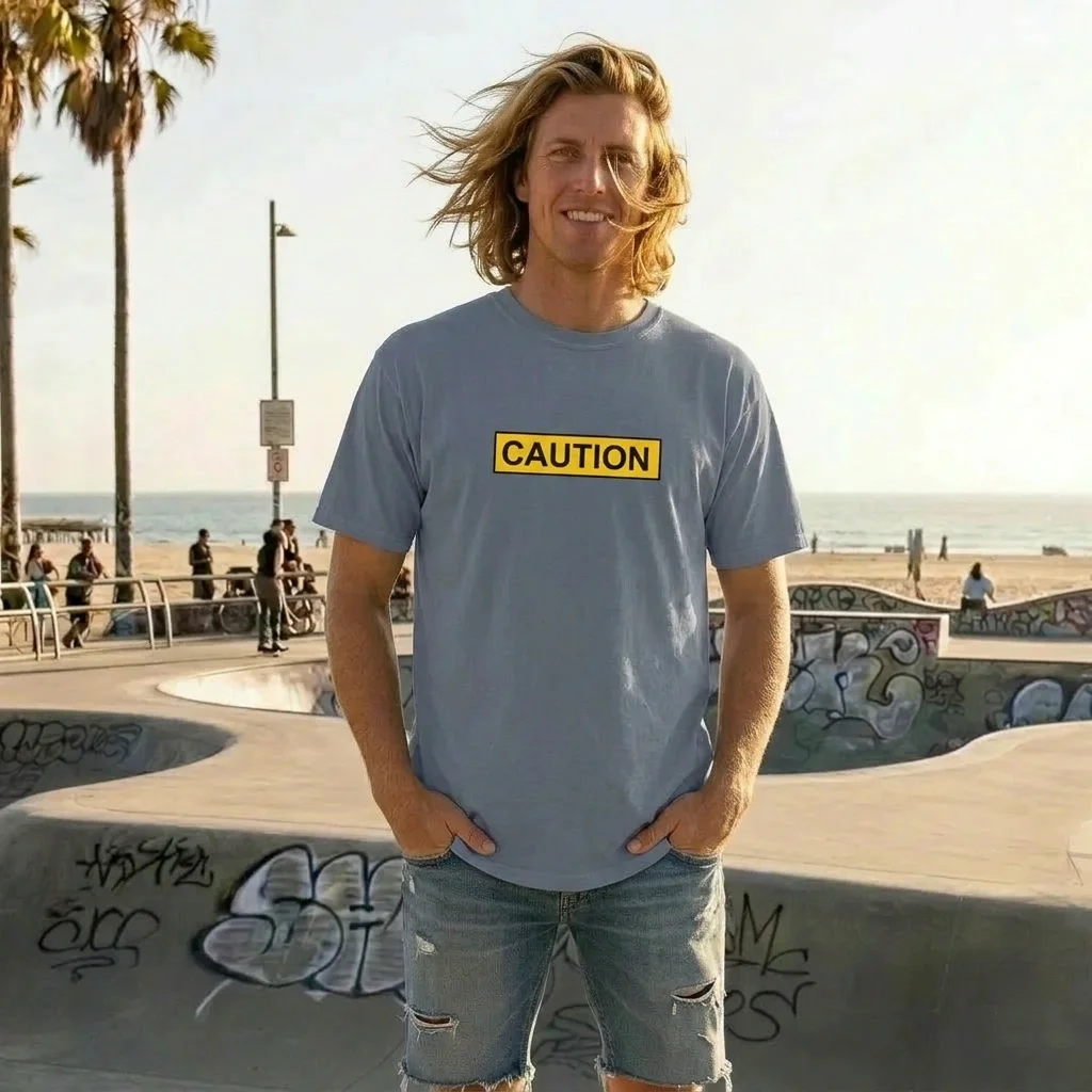 Camiseta caution