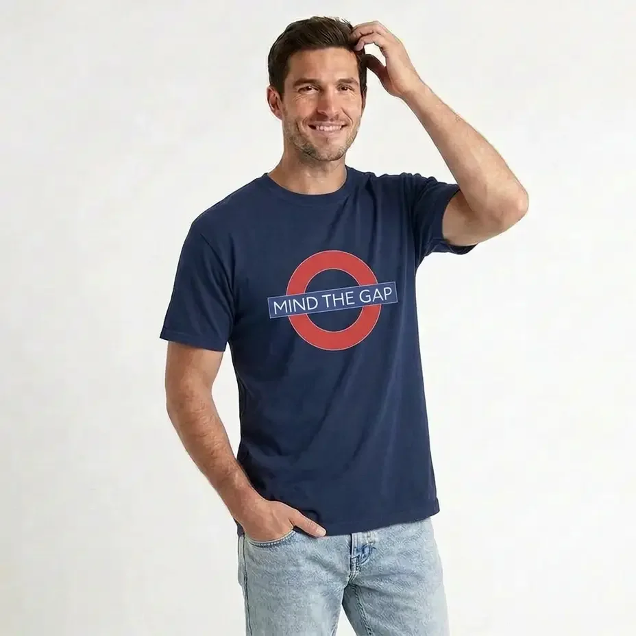 Camiseta Mind the gap